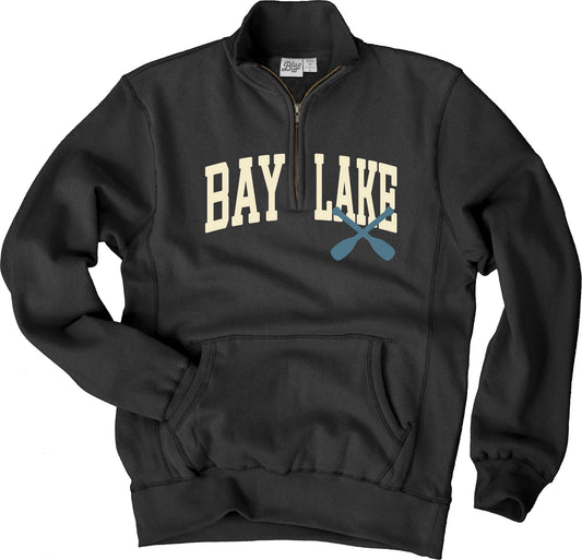 Bay Lake Beast X'D Paddles 1/4 Zip - Black