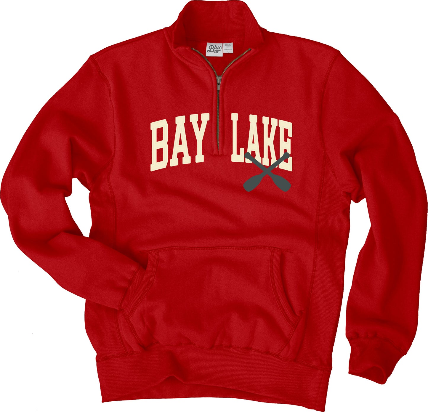 Bay Lake Beast X'D Paddles 1/4 Zip - Red