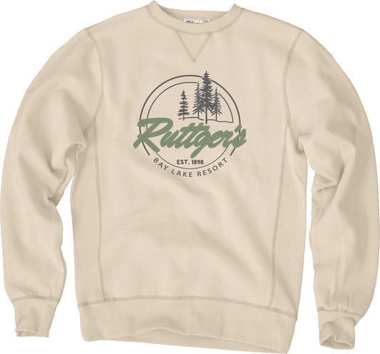 Ruttger's Crew Sweatshirt - Capaccino