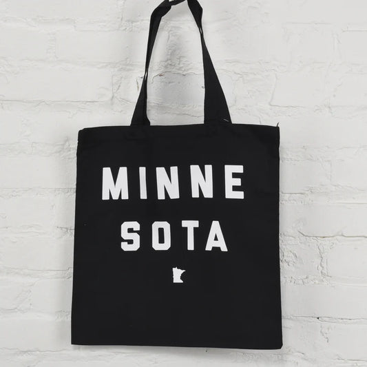 B&W Minnesota Festive Tote Bag