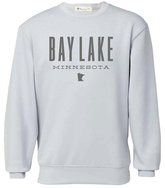 Bay Lake Cloudluxe Crew - Grey