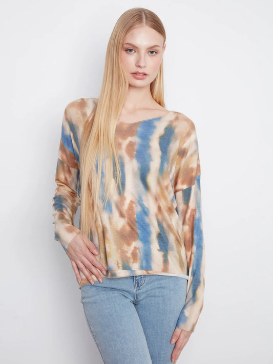 Printed Knit Top