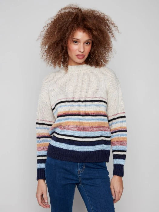 Striped Crew Neck Sweater