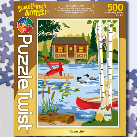 Cabin Life 500 Piece Puzzle
