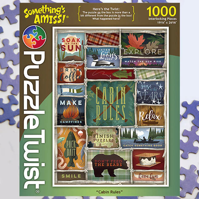 Cabin Rules 1000 Piece Puzzle