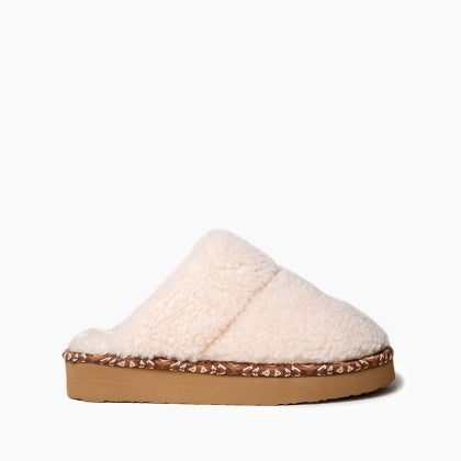 Minnetonka Cerise Slipper - Cream