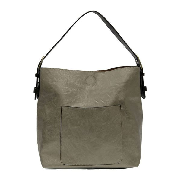 Metallic Platinum: Classic Hobo Handbag