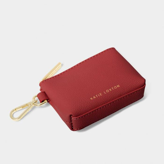Garnet Red: Evie Clip-On Coin