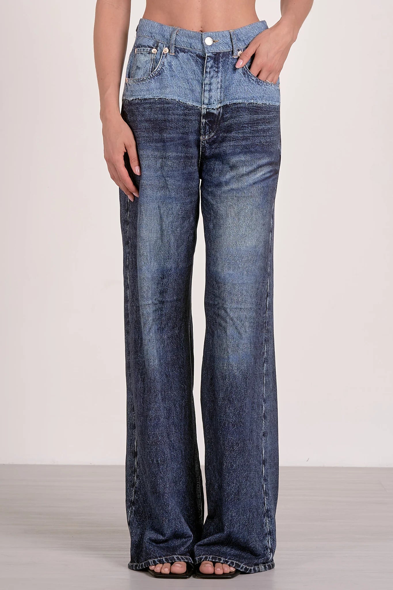 Jade 2-Tone Jean