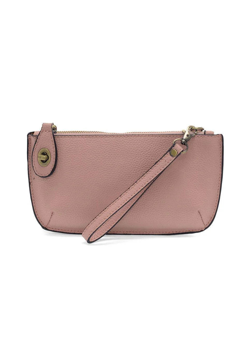 Mini Crossbody Wristlet Clutch - Pink Sand