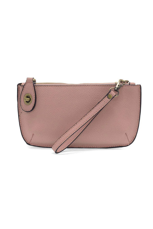 Mini Crossbody Wristlet Clutch - Pink Sand