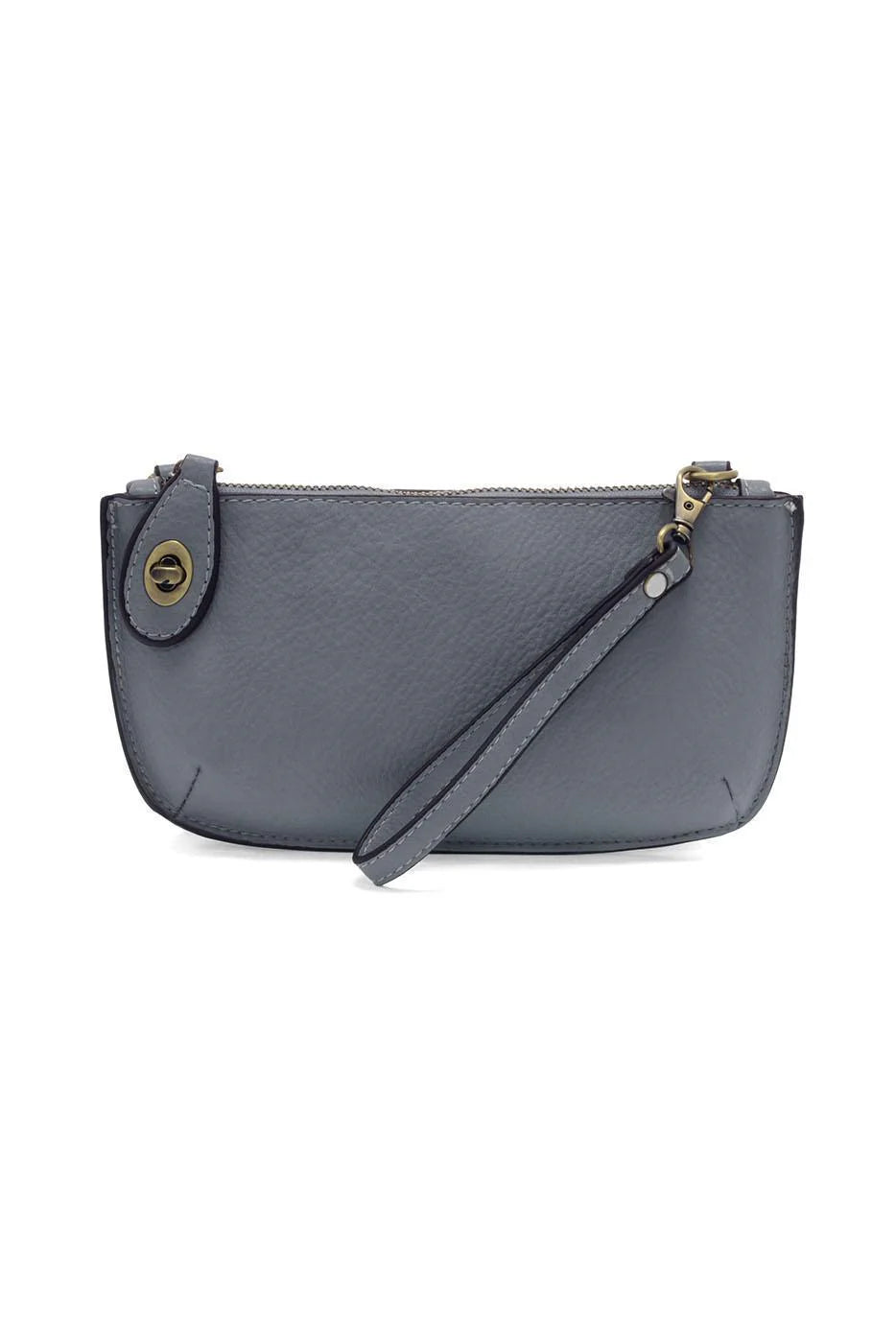 Mini Crossbody Wristlet Clutch - Blue Grey