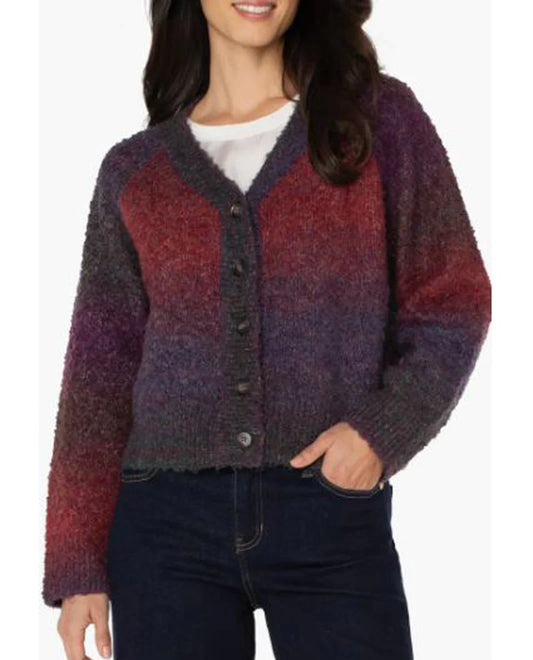 Raglan Button Front Cardigan