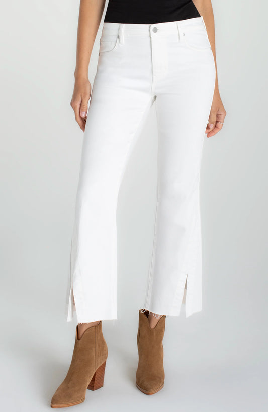 Hannah Crop Flare with Slit