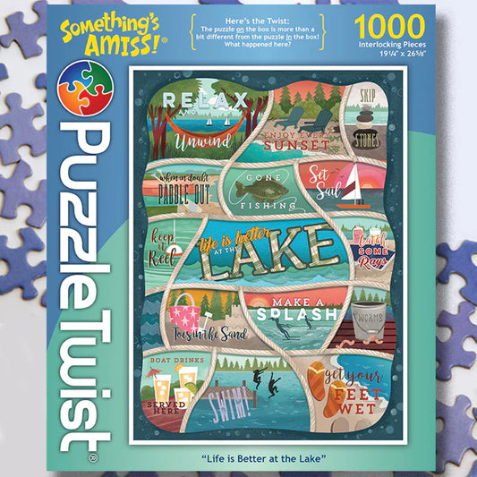 Life is Better at the Lake 1000 Piece Puzzle