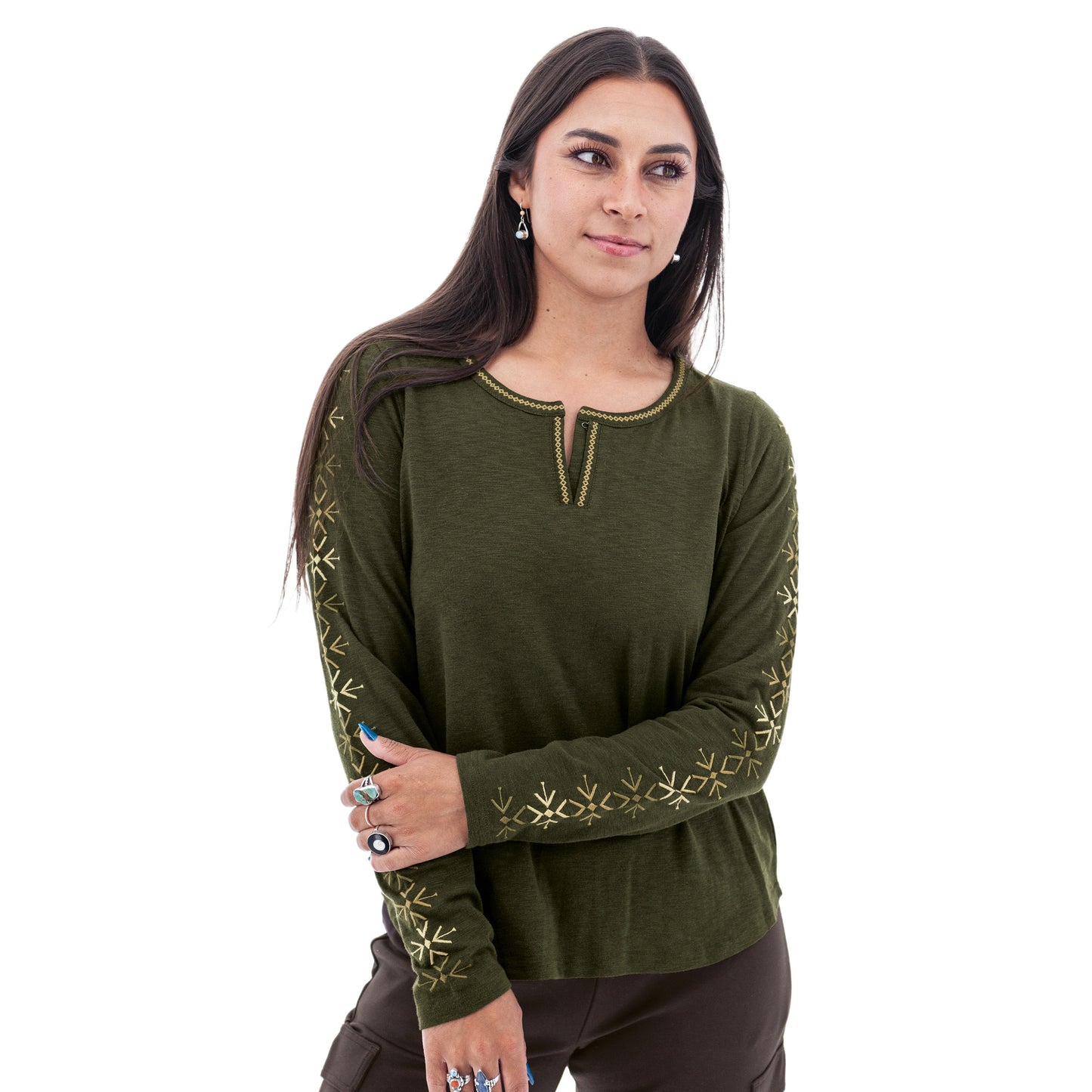 Brielle Embroidered Top