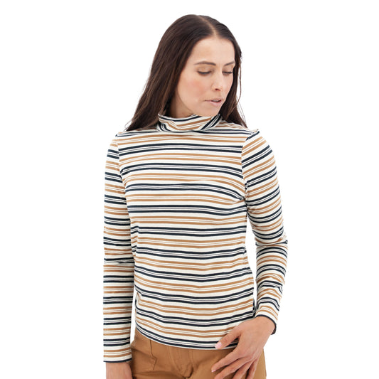 Mariela Organic Turtleneck - Brown