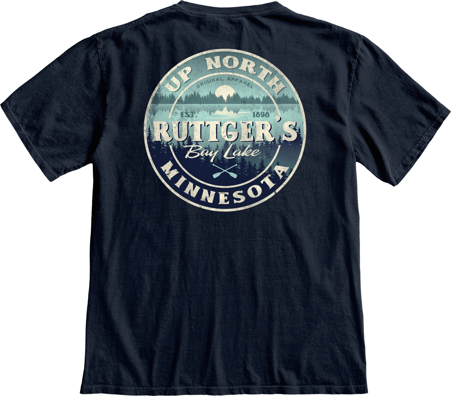 Ruttger's Dyed Ringspun Tee - Navy