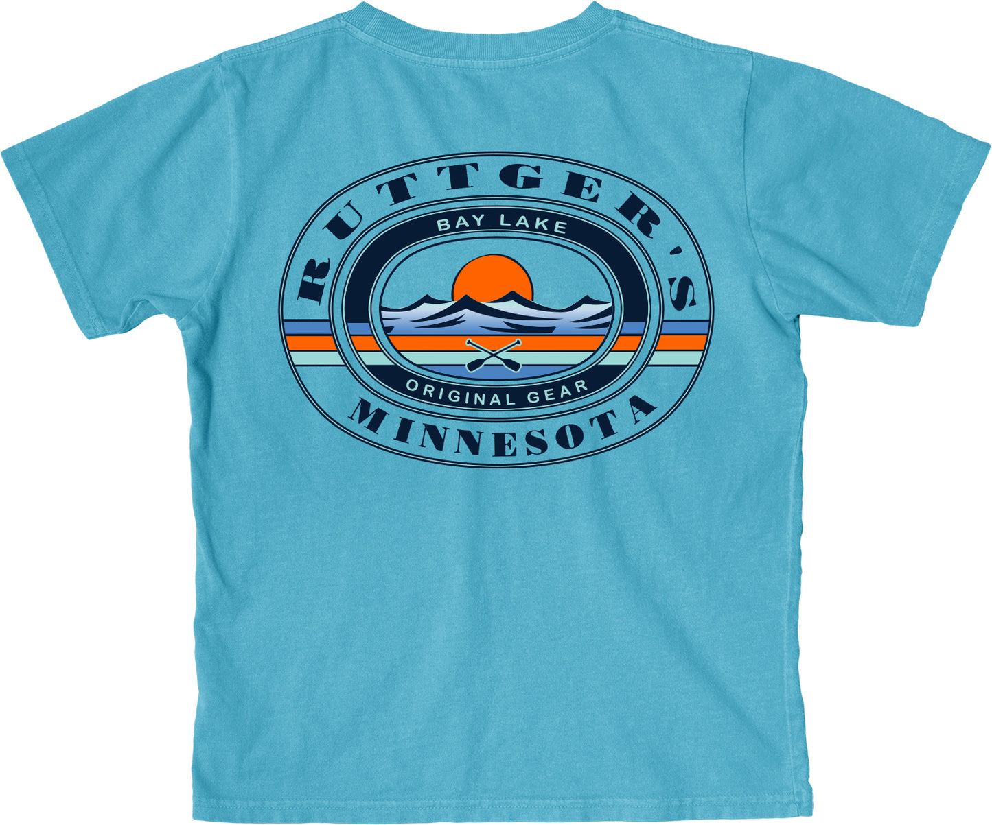 Ruttger's Youth Dyed Ringspun Tee - Sky Blue