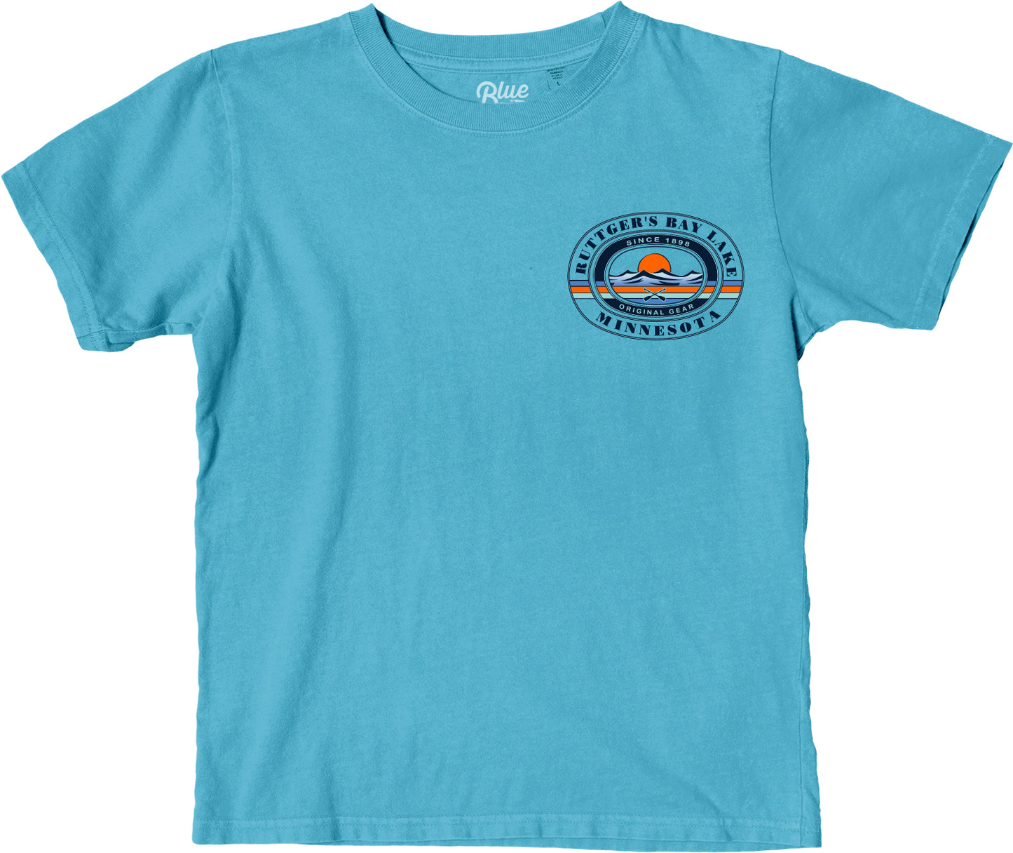 Ruttger's Youth Dyed Ringspun Tee - Sky Blue