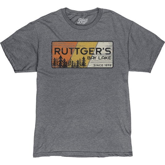 Ruttger's Hyperbole Pines Soft Malibu Tee - Heather Gray