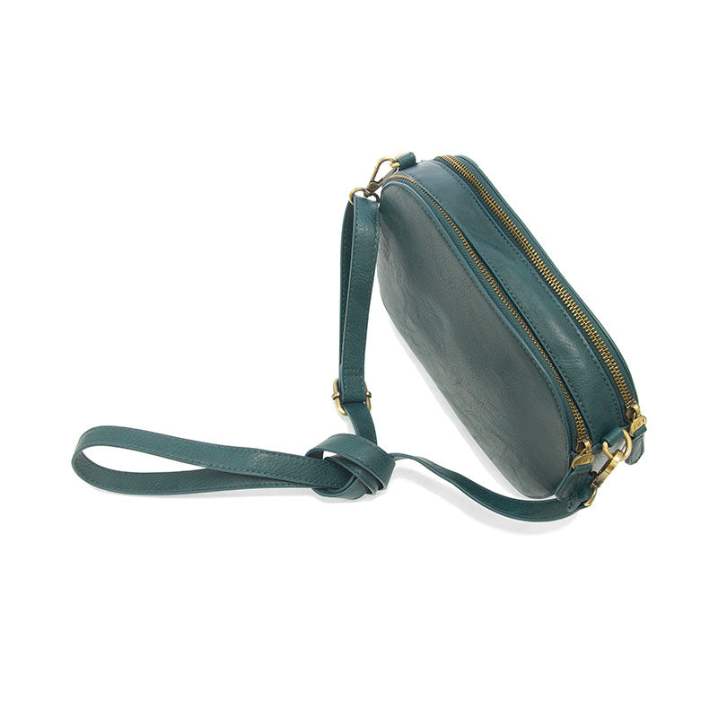 Nora Double Zip Camera Bag - Dark Turquoise