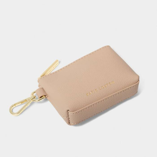Nude Pink: Evie Clip-On Coin Purse