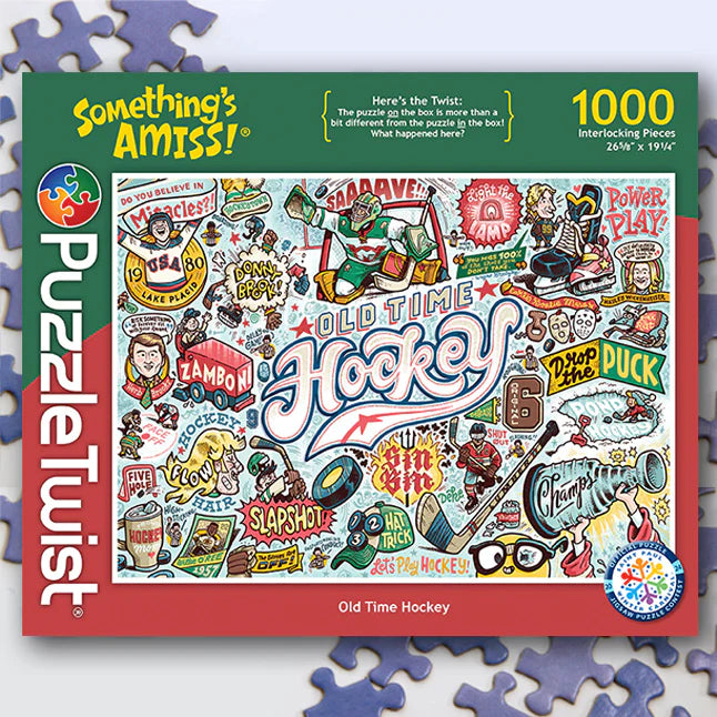 Old Time Hockey 1000 Piece Puzzle