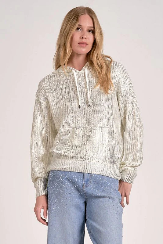Margot Metallic Hoodie