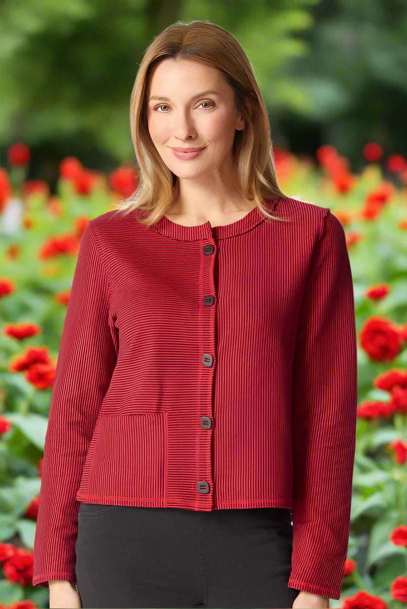 Mixed Stripe Cardigan