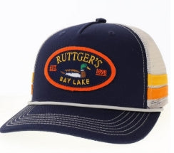 2105785 Navy/Gold Orange Trucker Hat