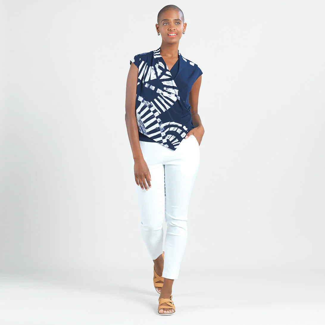 Crossover Faux Wrap Top