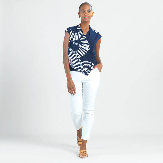 Crossover Faux Wrap Top