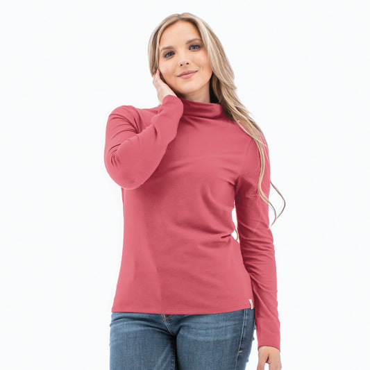 Teton Long Sleeve Turtleneck Top