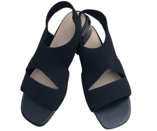 Black Pacific Slip On Sandal