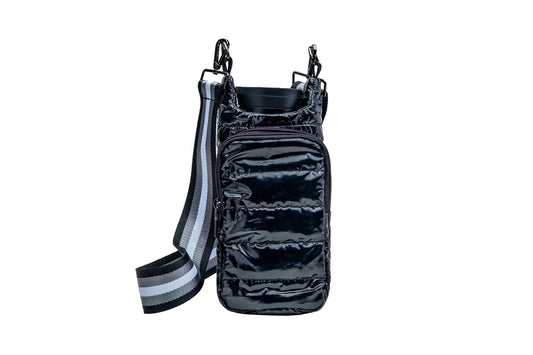 Black Glossy Crossbody Hydrobag