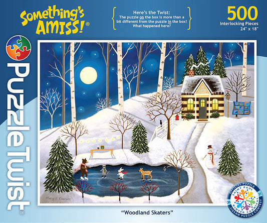 Woodland Skaters 500 Piece Puzzle