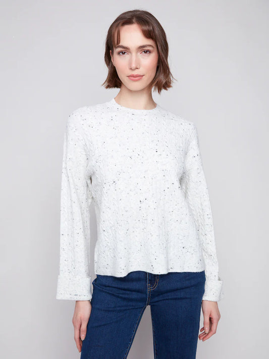 Speckled Crew Neck Sweater