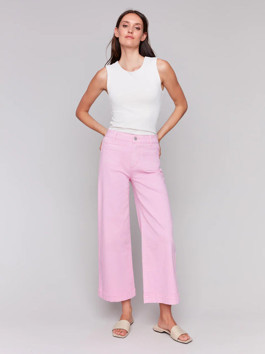 Flare Twill Pants