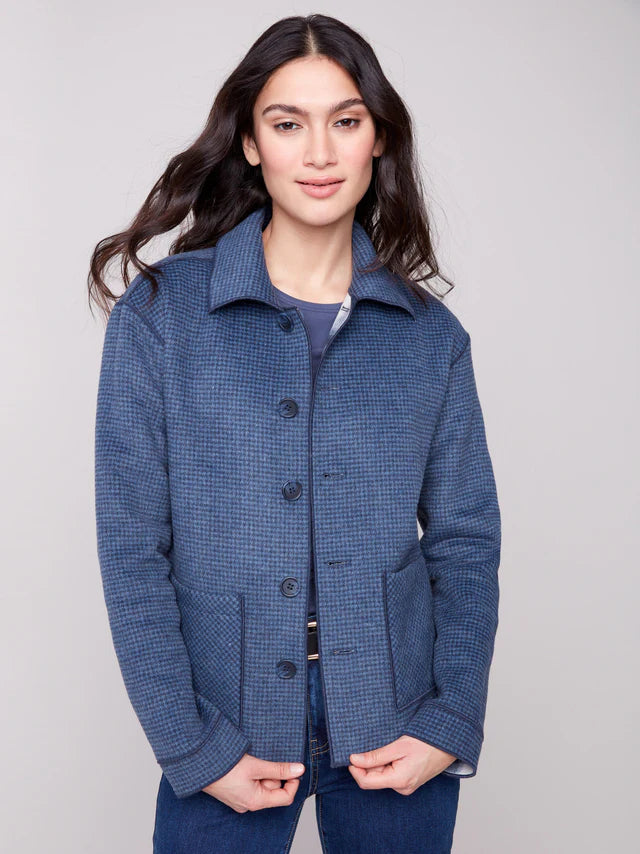 Reversible Plaid Jacket