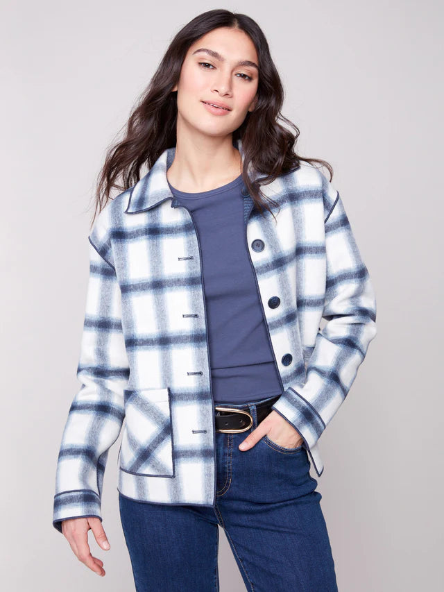 Reversible Plaid Jacket