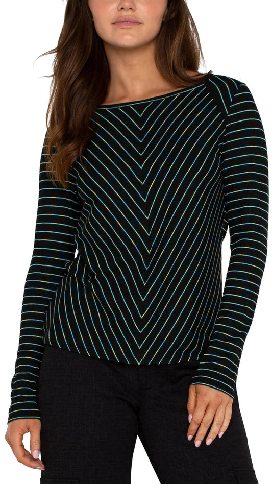 Long Sleeve Boat Neck