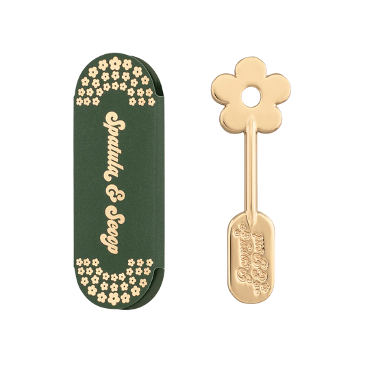 Lip Scrub, Gold Daisy Spatula