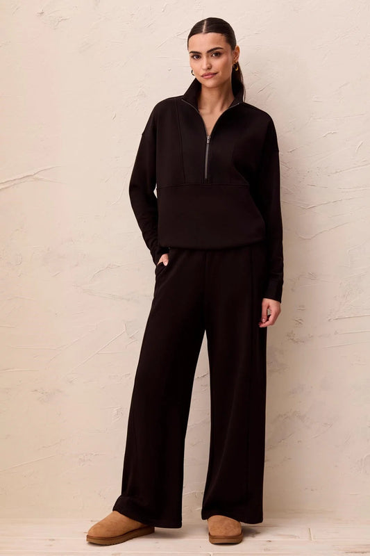 Techno Lux Pull On Wide Leg Joggers