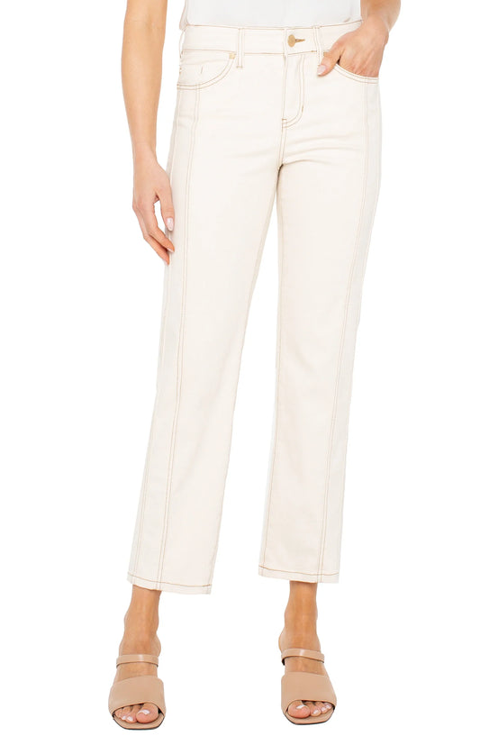 Kennedy Crop Straight with Seaming Details