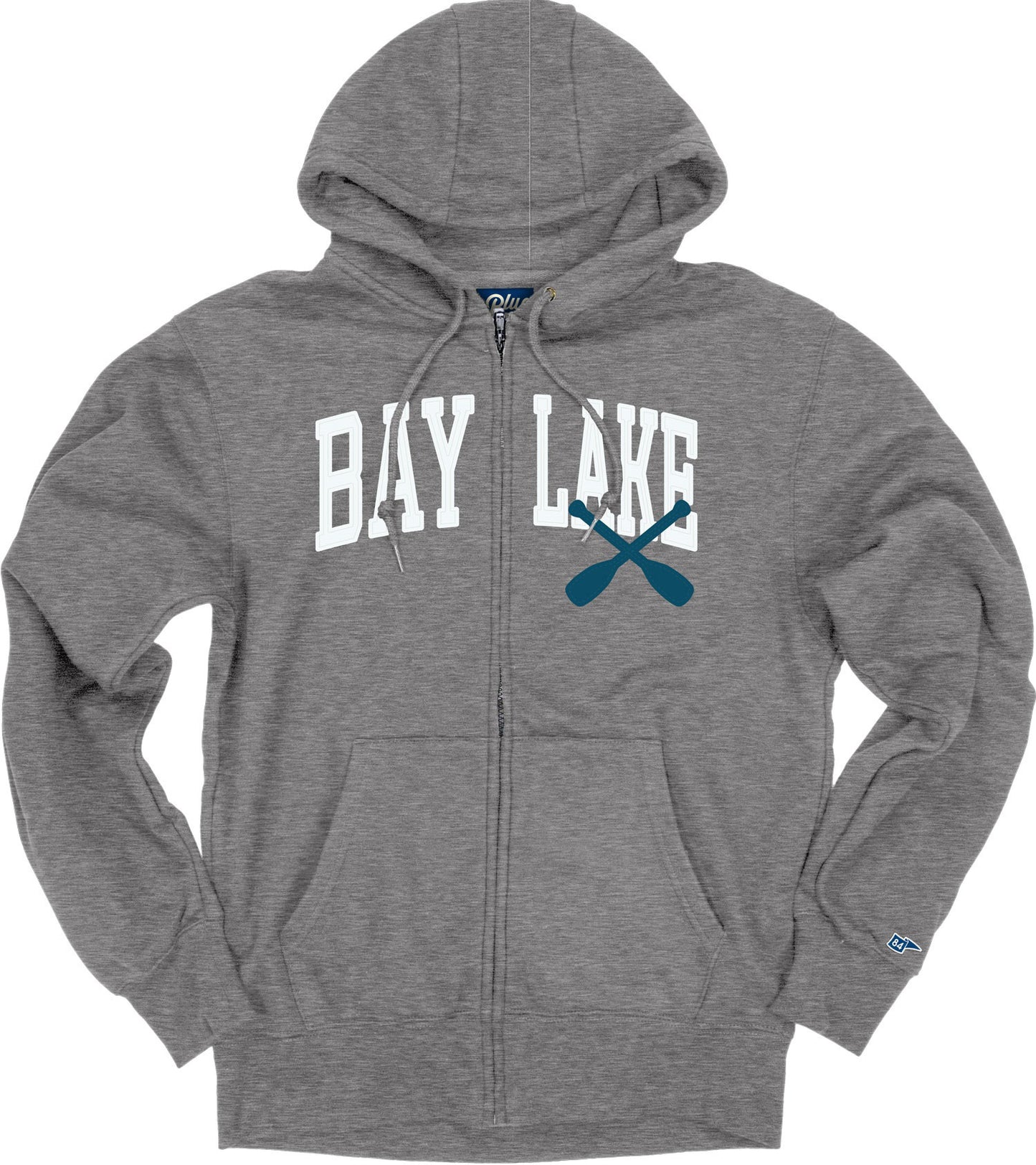 Bay Lake Franklin Full Zip Hood -Graphite