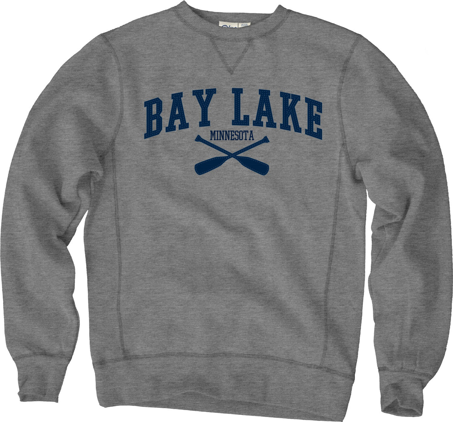 Bay Lake Sanded Fleece Crewneck - Gunmetal