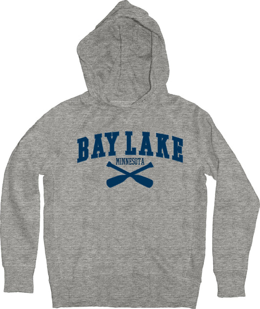 Bay Lake Youth Sanded Fleece Hood - Gunmetal