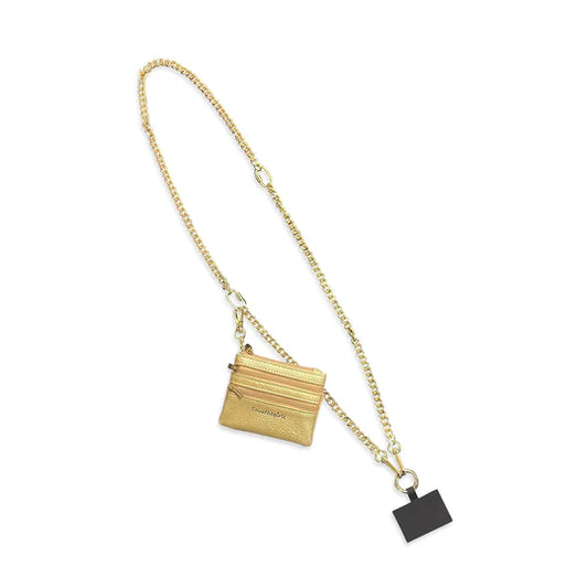 Gold Clip & Go Chain with Pouch