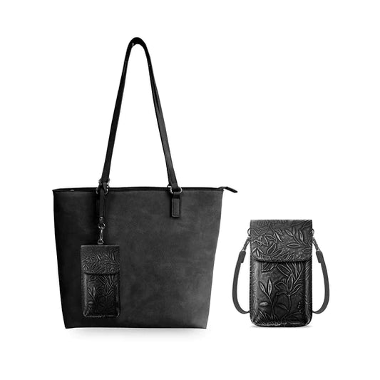 Black Tote Bag Combo